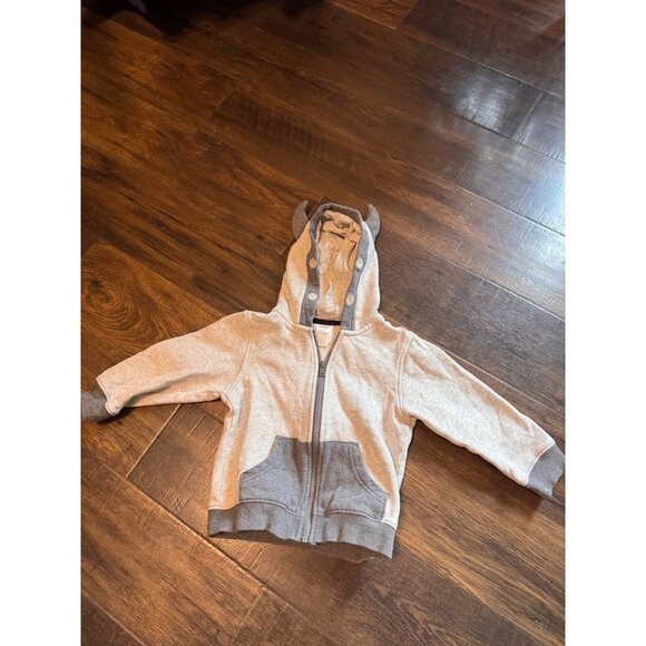 2014 Gymboree Shields and Sails Zip Jacket With Horns 2T-3T - Picture 1 of 2